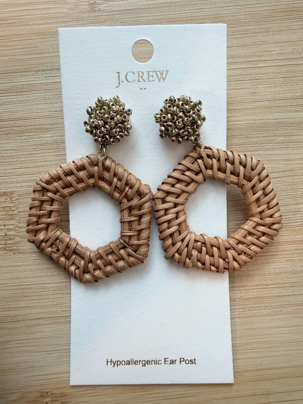 JCrew Factory: Ratton Beaded Earrings